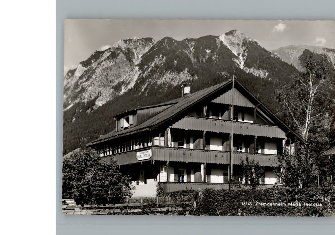 Oberstdorf Fremdenheim Maria Theresia
