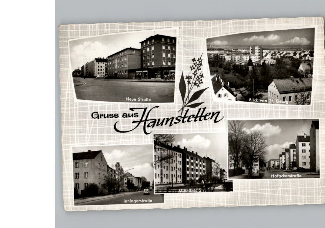 Haunstetten Augsburg Inningerstrasse Hofackerstrasse