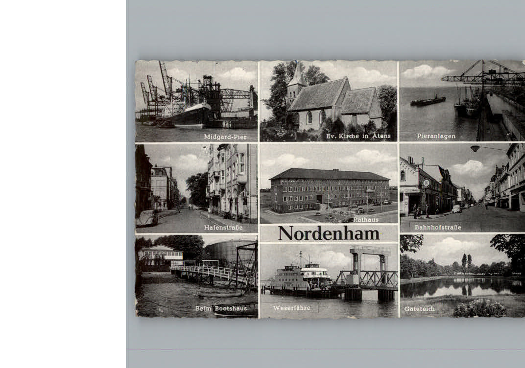 Nordenham Wesermarsch Niedersachsen Bahnhofstrasse