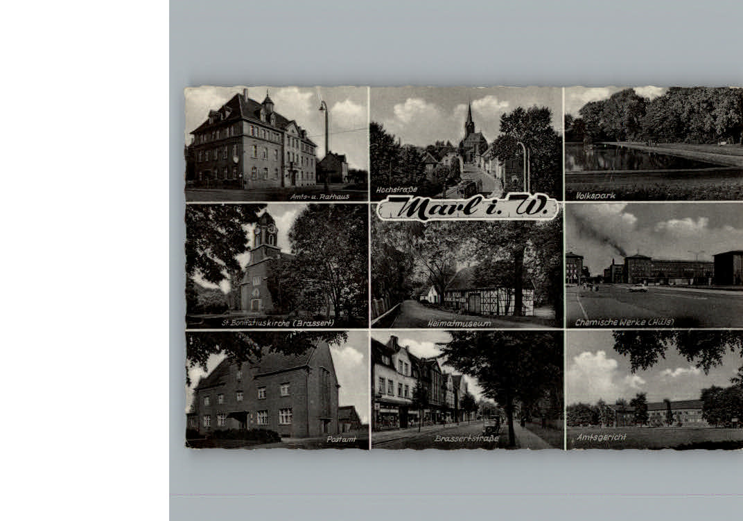 Marl Westfalen Brasserstrasse Postamt