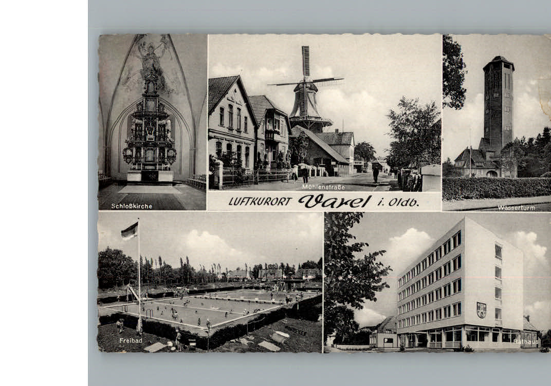 Varel Jadebusen Windmuehle Schwimmbad