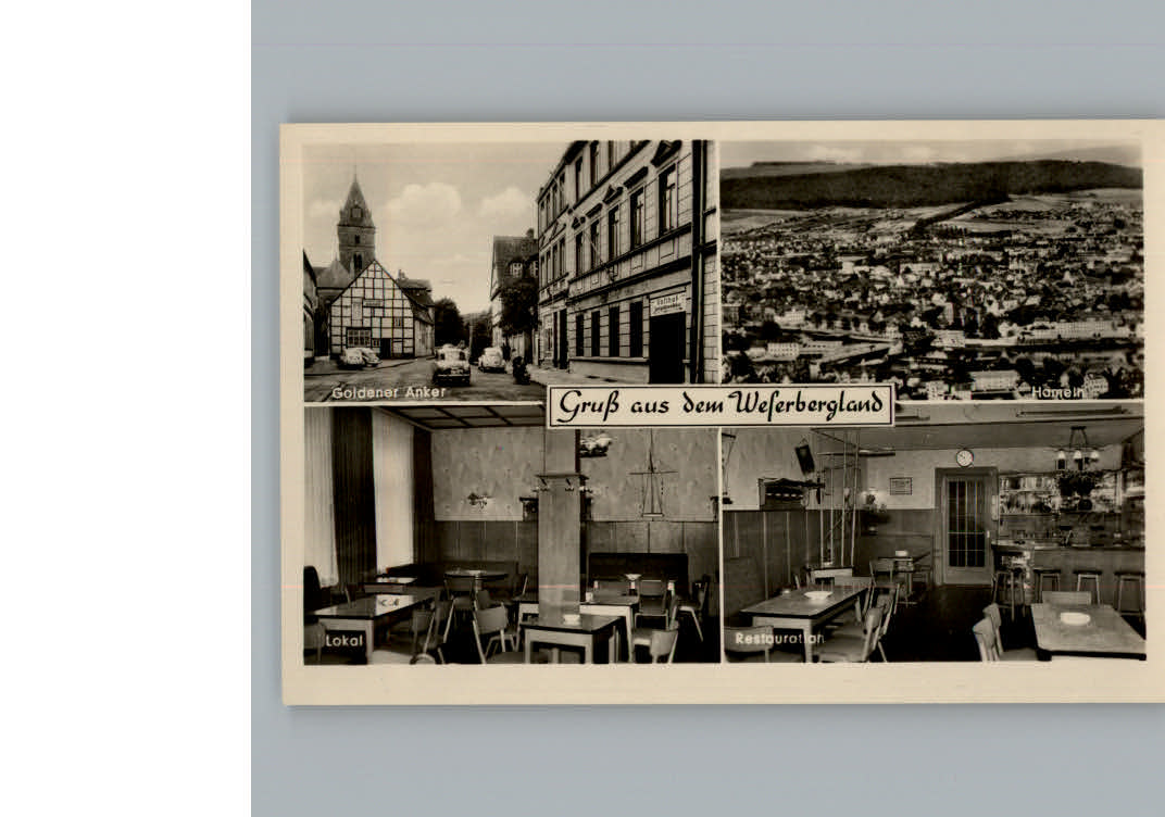 Hameln Weser Gasthaus Goldener Anker