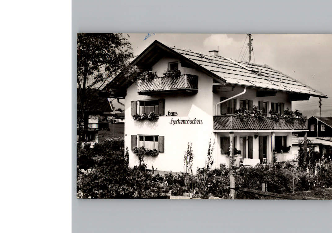 Fischen Allgaeu Haus Heckenroeschen