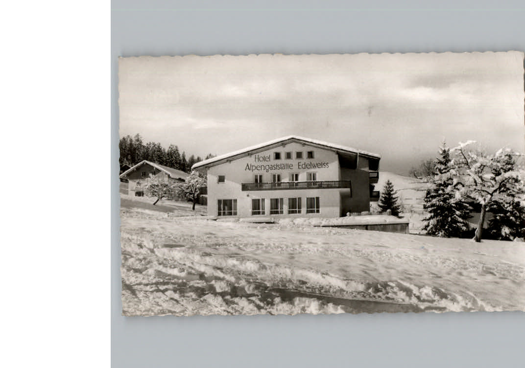 Steibis Winter-Karte Hotel Edelweiss