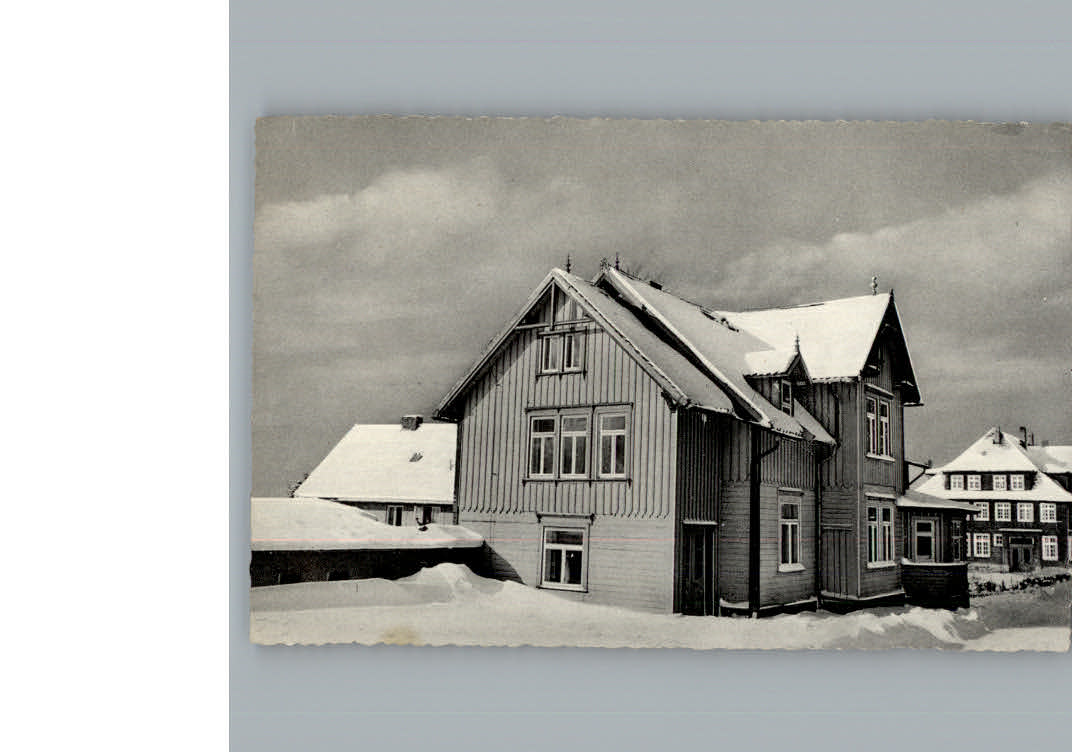 Hohegeiss Harz Winter-Karte