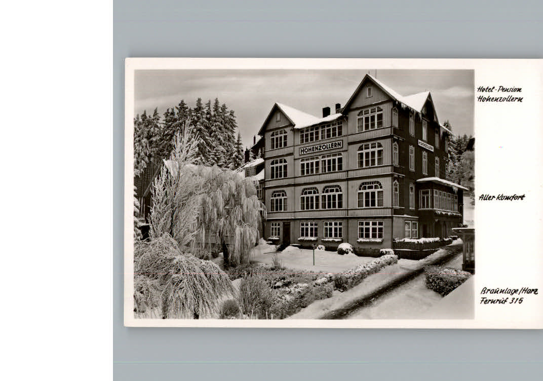 Braunlage Winter-Karte