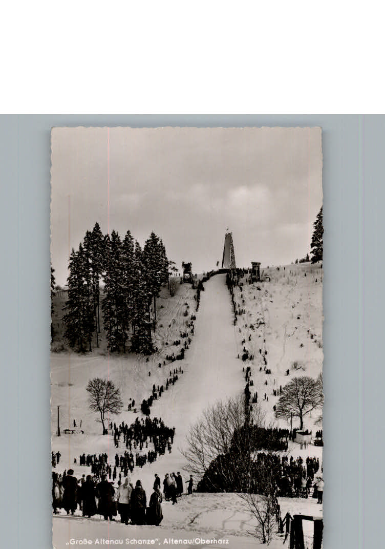 Altenau Harz Winter-Karte