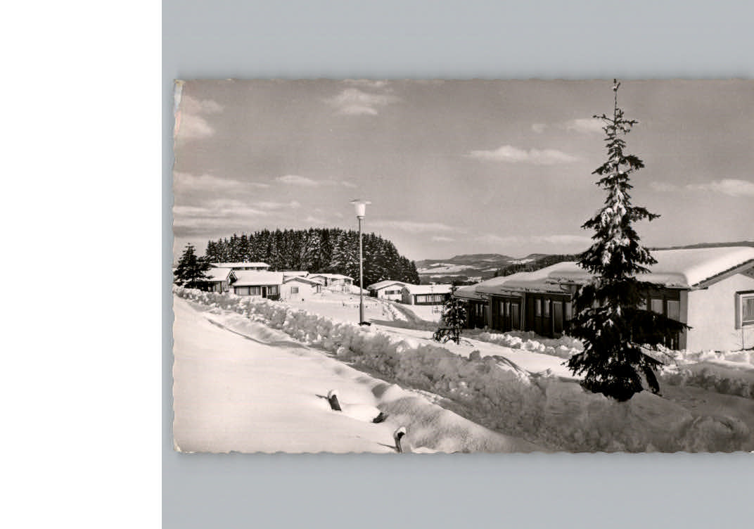 Lindenberg Allgaeu Winter-Karte