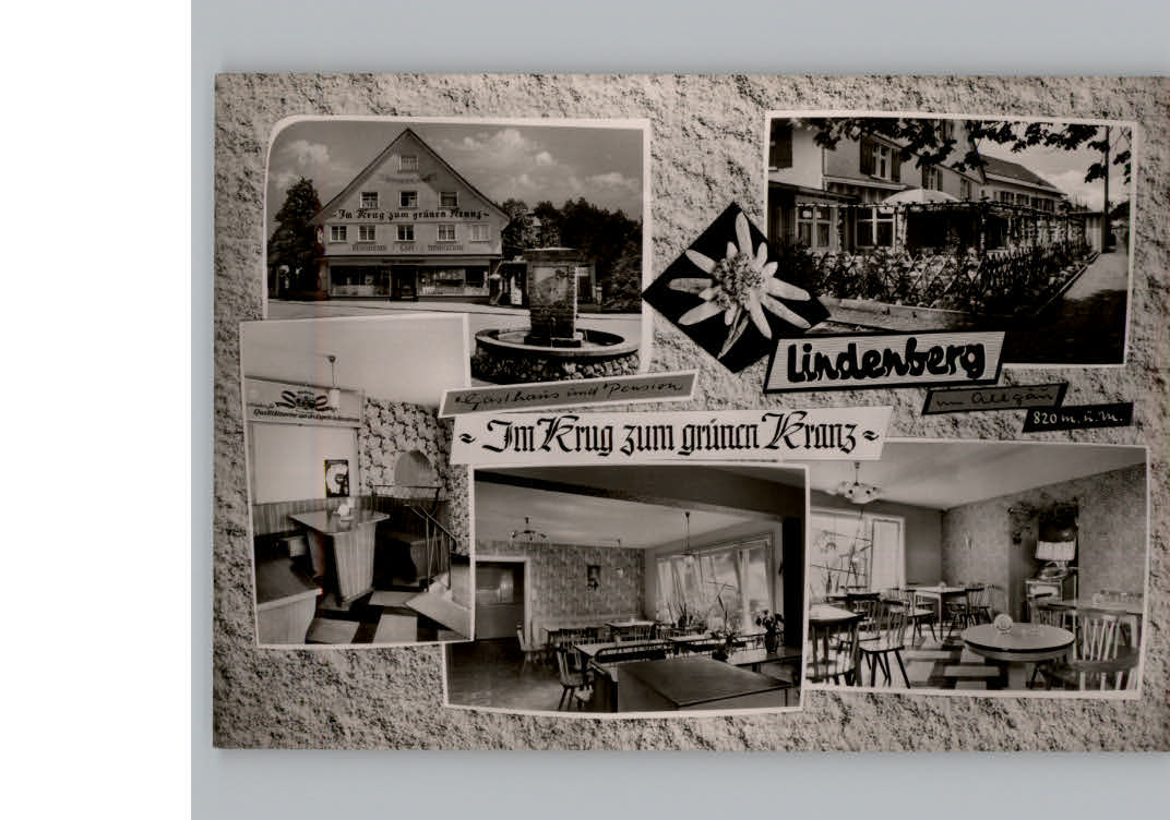 Lindenberg Allgaeu Gasthaus im Krug zum gruenen Baum