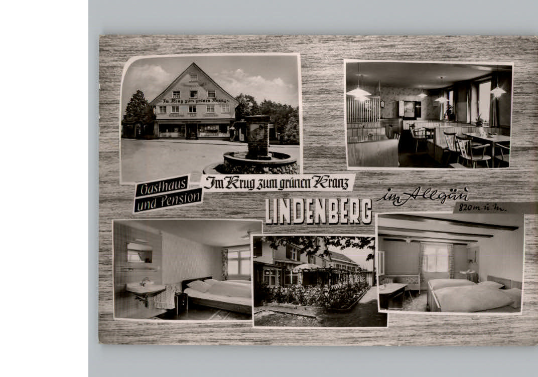 Lindenberg Allgaeu Gasthaus im Krug zum gruenen Kranz