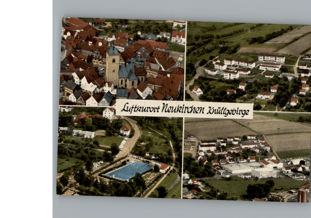 Neukirchen Knuellgebirge Fliegeraufnahmen