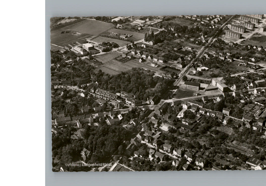 Langenfeld Rheinland Fliegeraufnahme