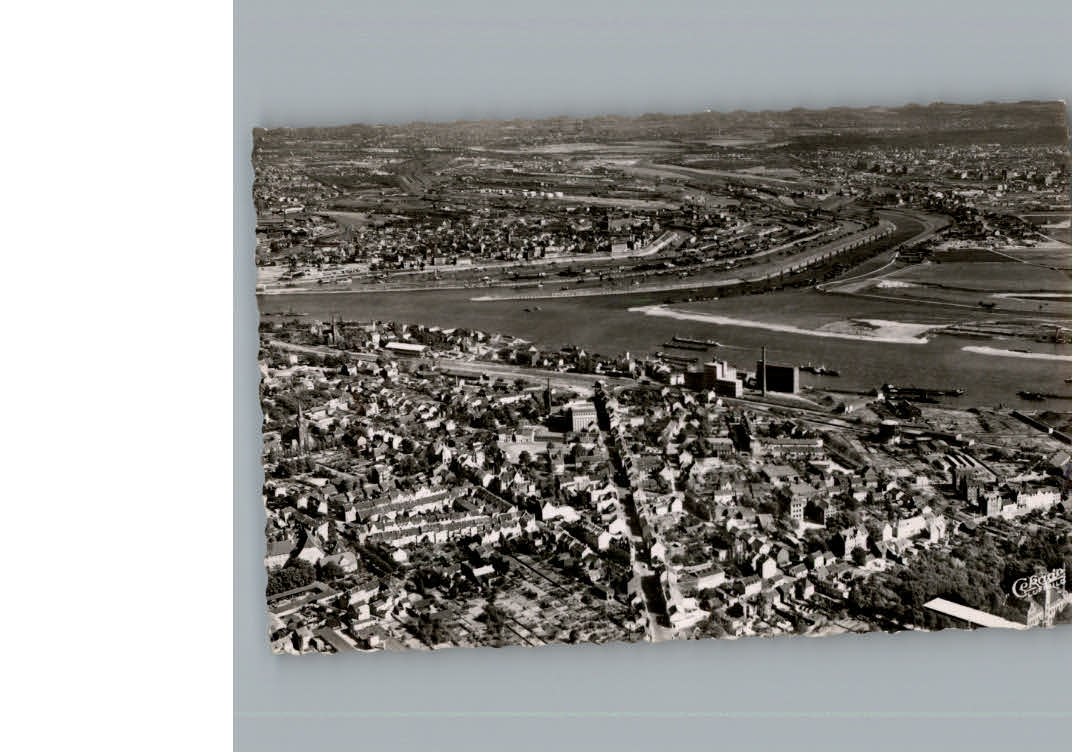 Homberg Niederrhein Fliegeraufnahme