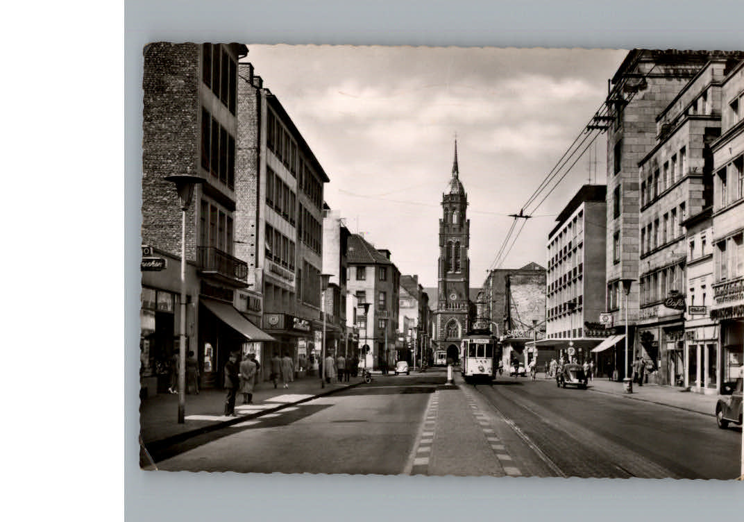 Krefeld Rheinstrasse Strassenbahn