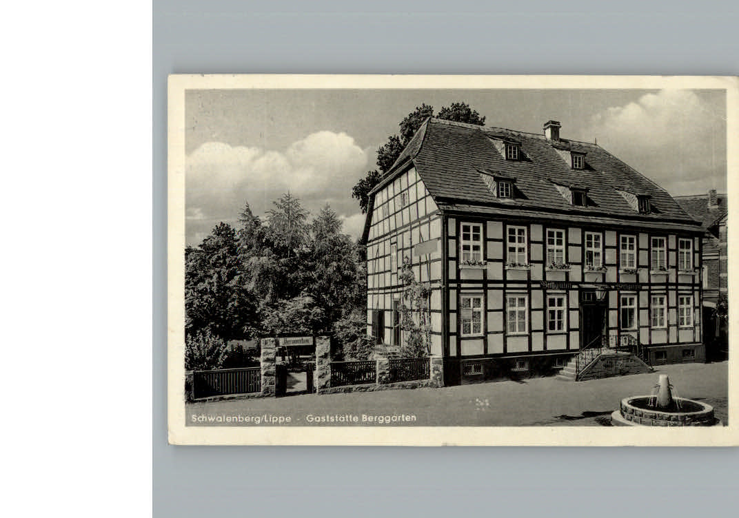 Schwalenberg Gaststaette Berggarten