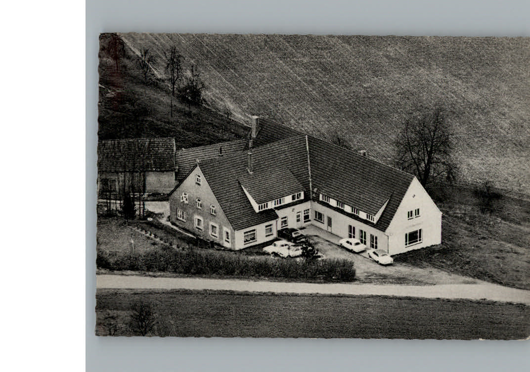 Boerninghausen Fliegeraufnahme Cafe Pension Haus Sonnenblick