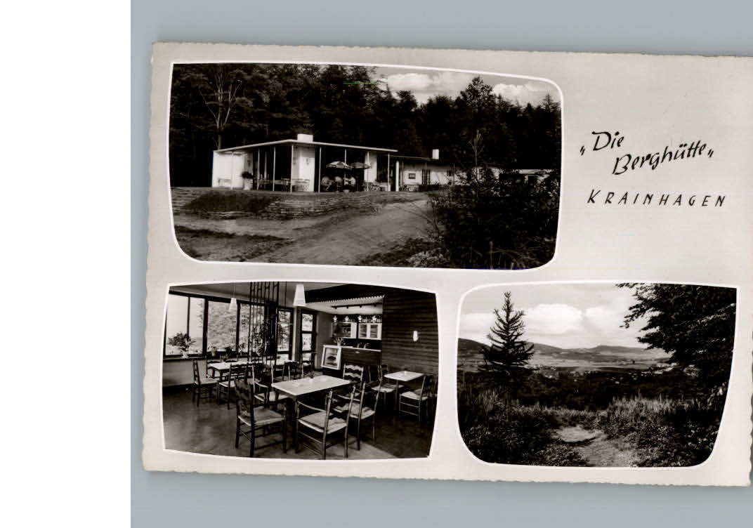 Krainhagen Cafe Restaurant Die Berghuette
