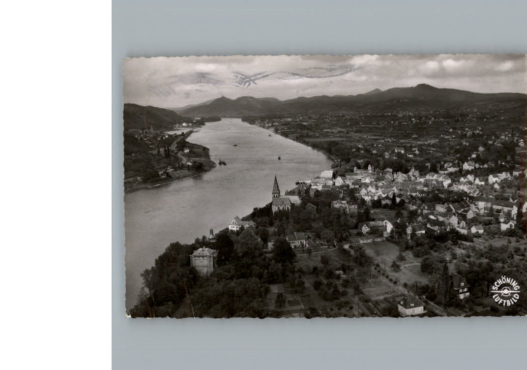 Unkel Rhein Fliegeraufnahme