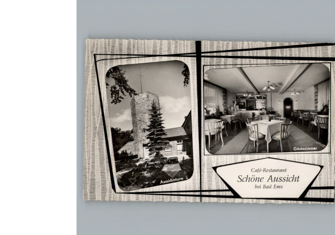 Bad Ems Cafe Restaurant Schoene Aussicht