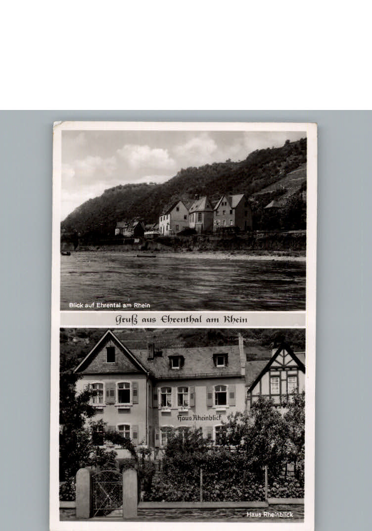 Ehrenthal Gasthaus Haus Rheinblick