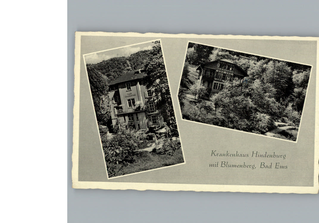 Bad Ems Krankenhaus Hindenburg