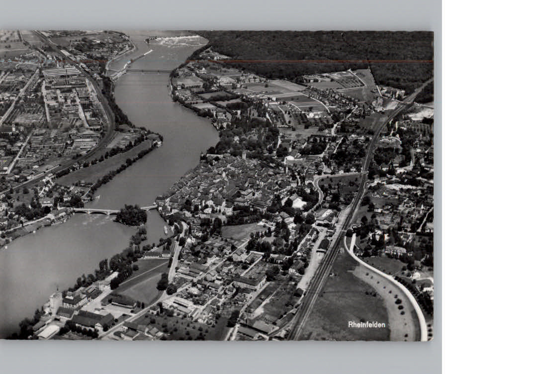 Rheinfelden Baden Fliegeraufnahme