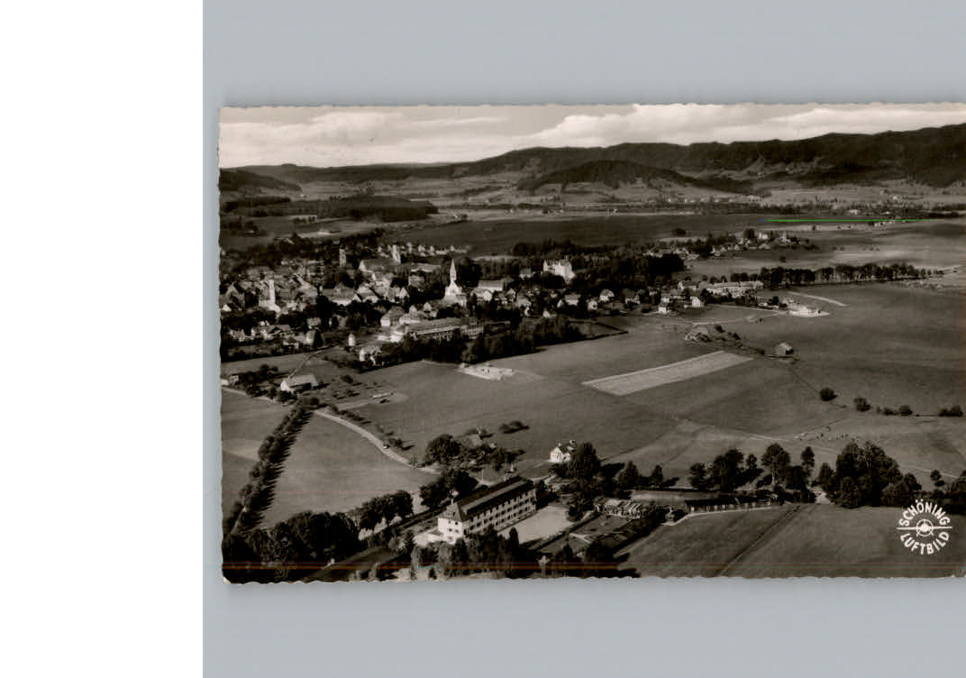 Isny Allgaeu Fliegeraufnahme