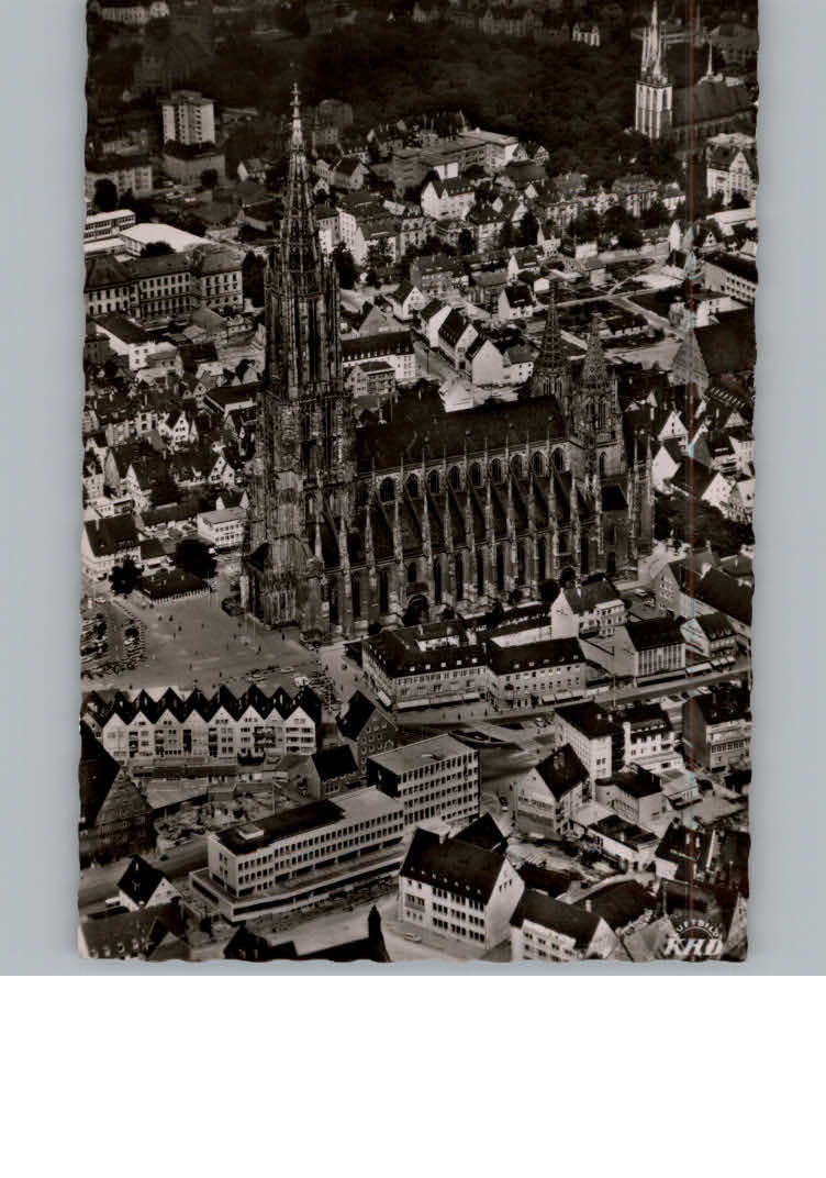 Ulm Donau Fliegeraufnahme