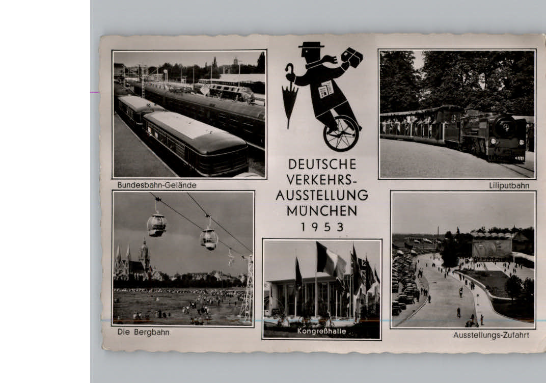 Muenchen Ereignis: Dt Verkehrsausstellung 1953