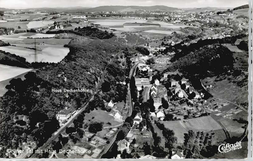 Gruene Iserlohn Fliegeraufnahme