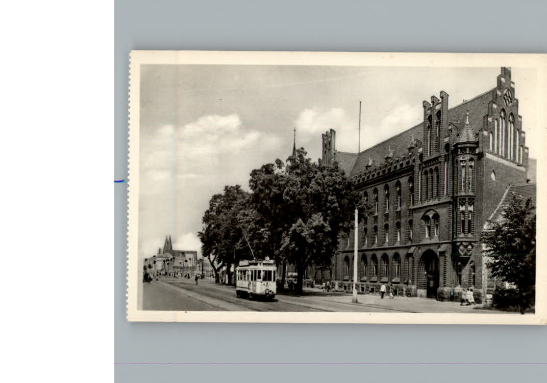 Frankfurt Oder Zehmeplatz Postamt Strassenbahn