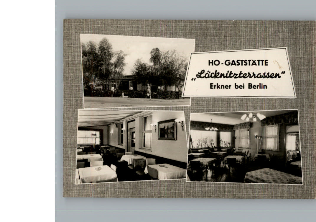 Erkner Gaststaette Loecknitzterrassen