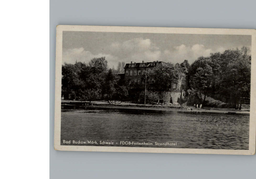 Buckow Maerkische Schweiz Strandhotel