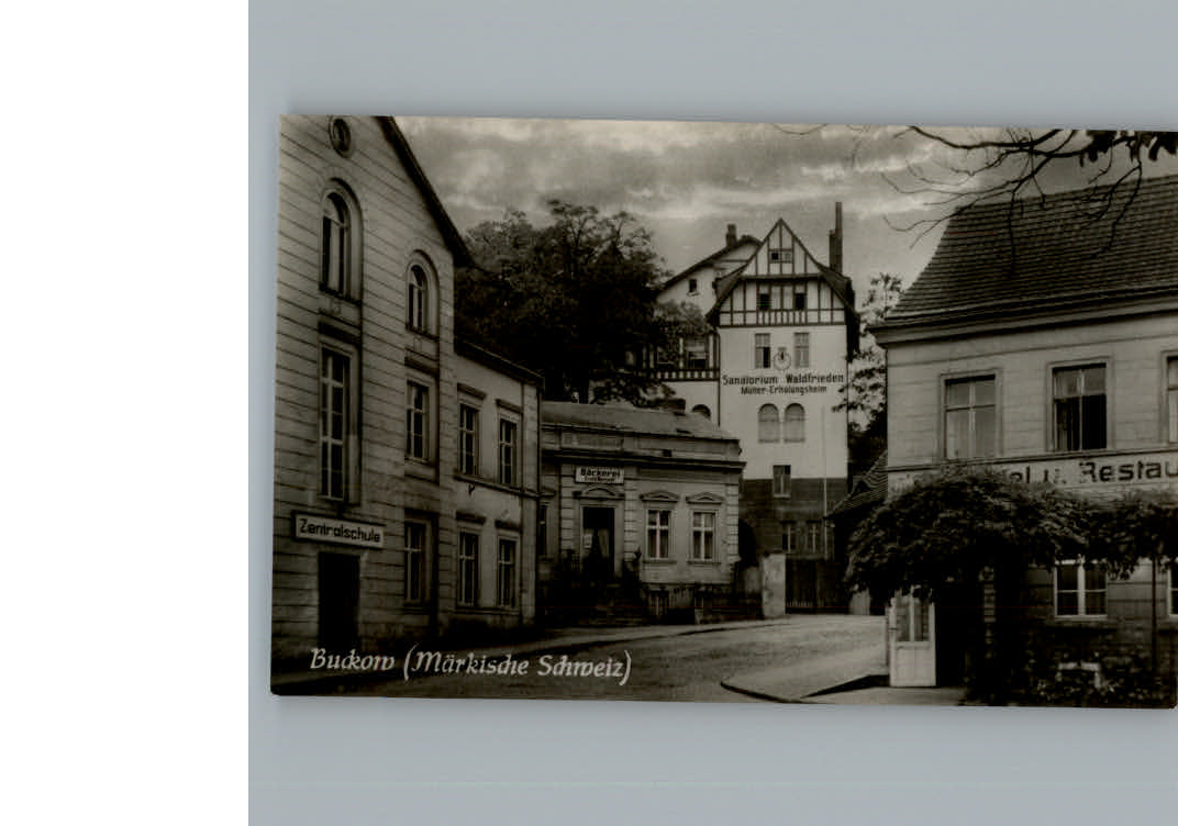 Buckow Maerkische Schweiz Sanatorium Waldfrieden