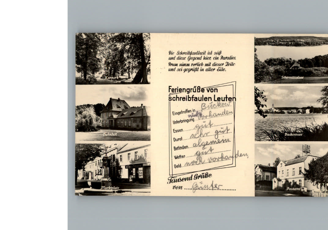 Buckow Maerkische Schweiz Mehrfachansicht