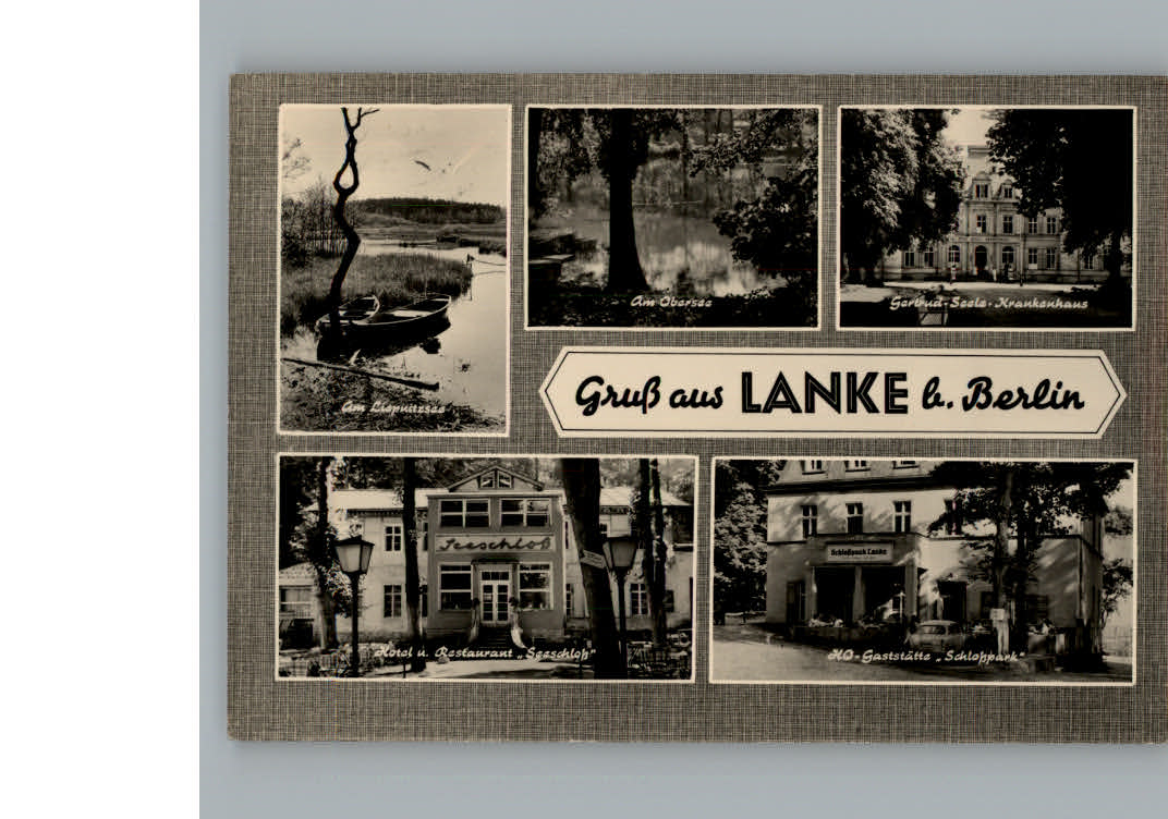 Lanke Hotel Seeschloss Gaststaette Schlosspark