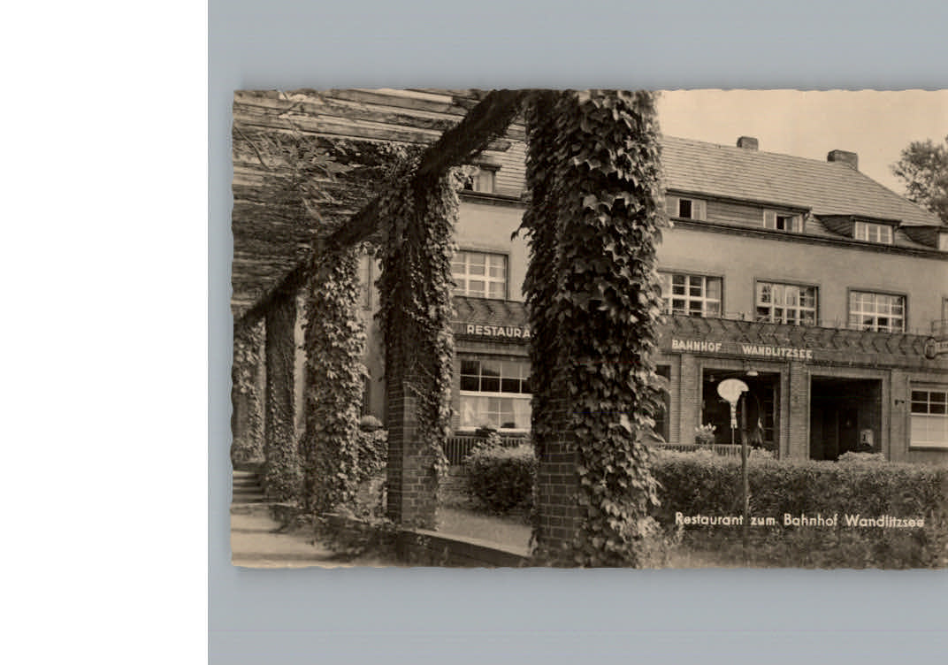 Wandlitz Restaurant zum Bahnhof