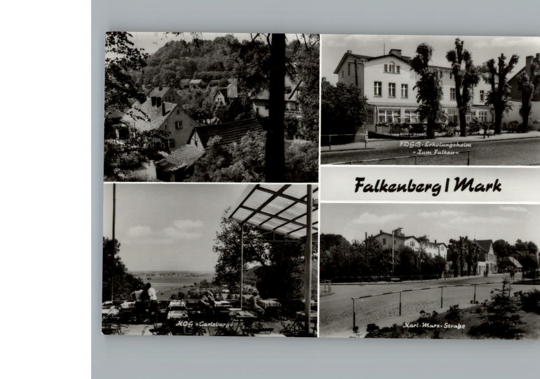 Falkenberg Mark Gaststaette Carlsburg Karl-Marx-Str