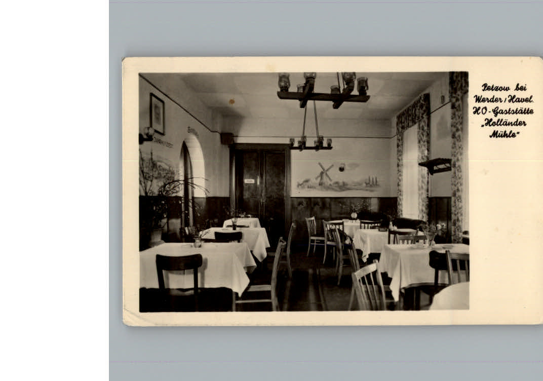 Petzow Gaststaette Hollaender Muehle