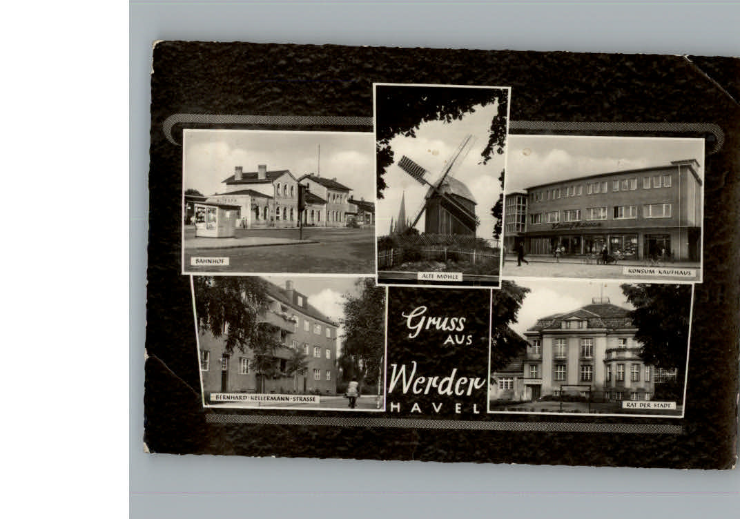 Werder Havel Windmuehle bahnhof