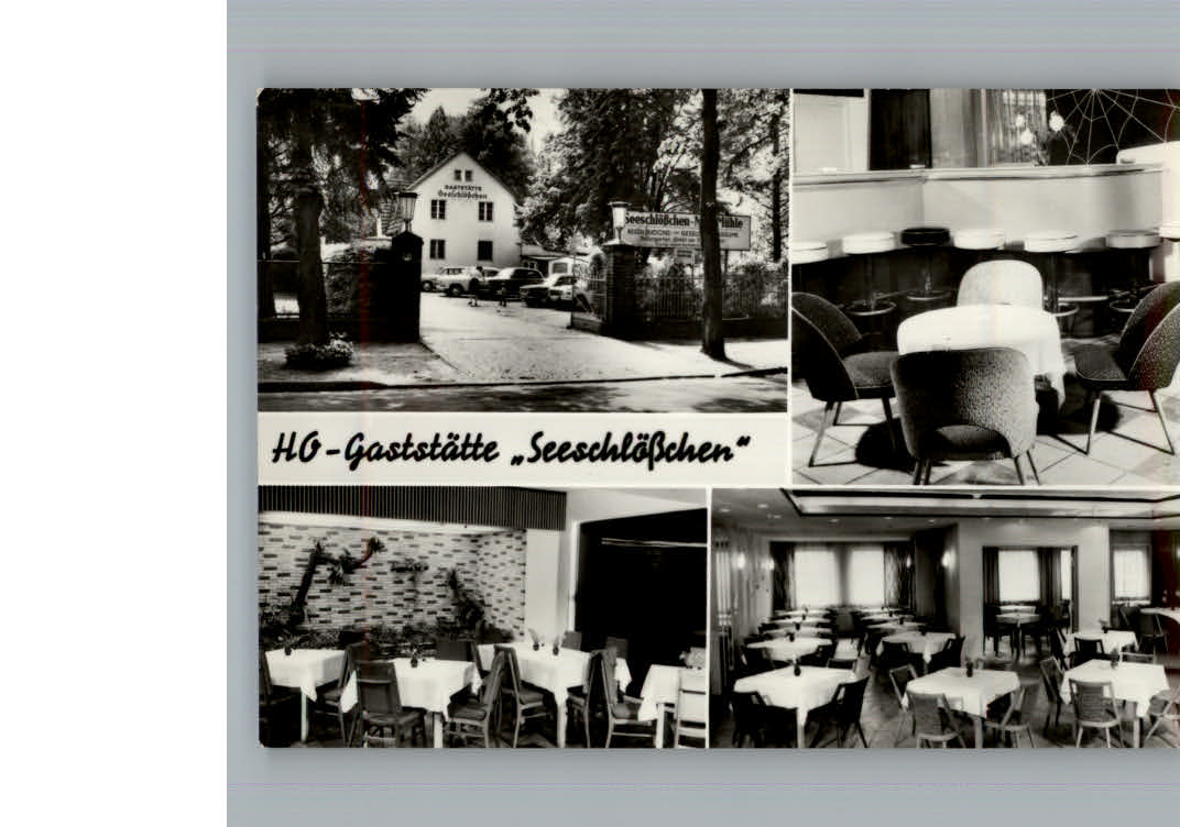 Koenigs-Wusterhausen Gaststaette Seeschloesschen
