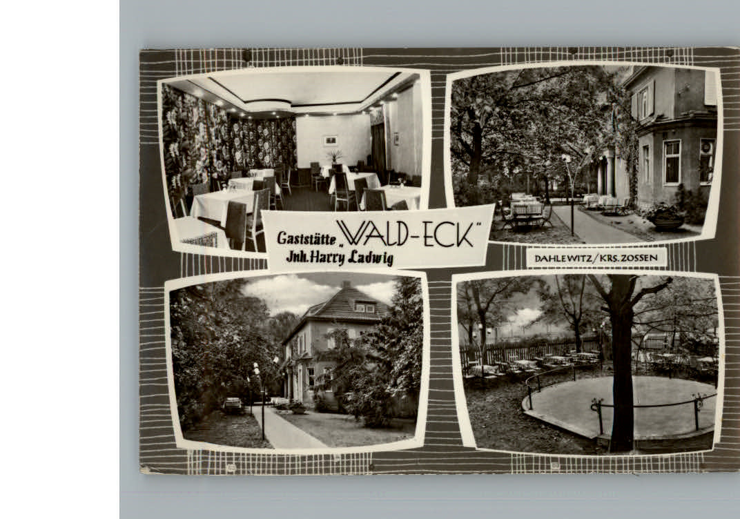 Dahlewitz Gaststaette Wald-Eck