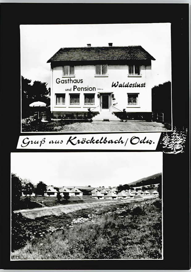 Kroeckelbach Odenwald Gasthaus Pension Waldeslust
