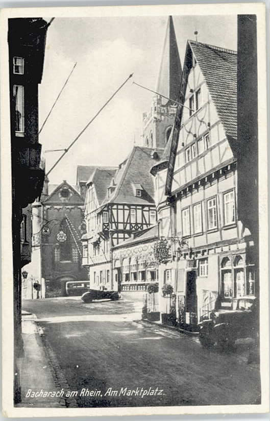 Bacharach Rhein Am Marktplatz