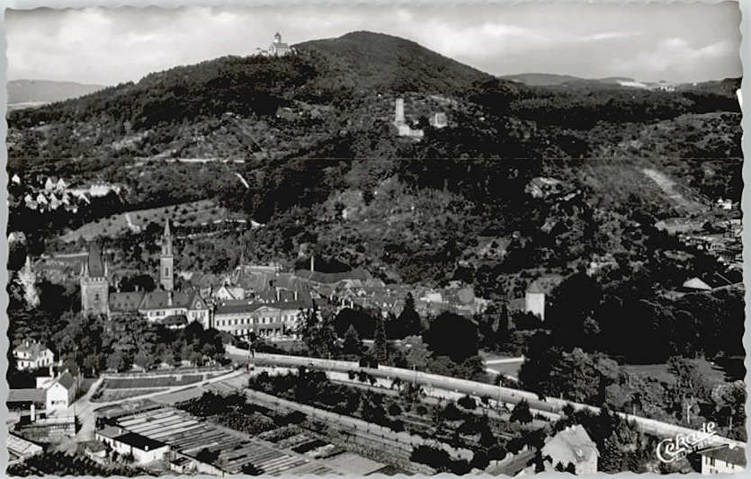 Weinheim Bergstrasse Fliegeraufnahme