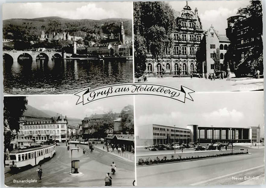 Heidelberg Neckar Mehrfachansicht