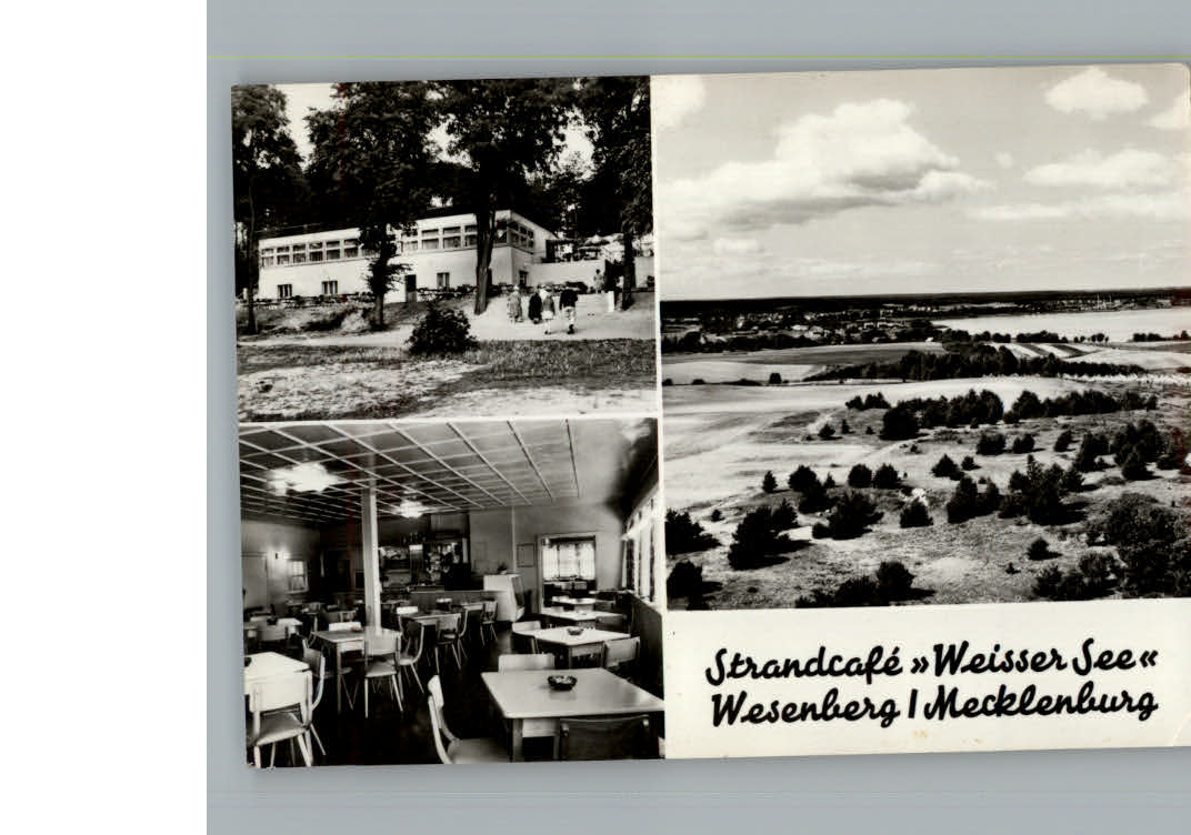 Wesenberg Mecklenburg Cafe Weisser See