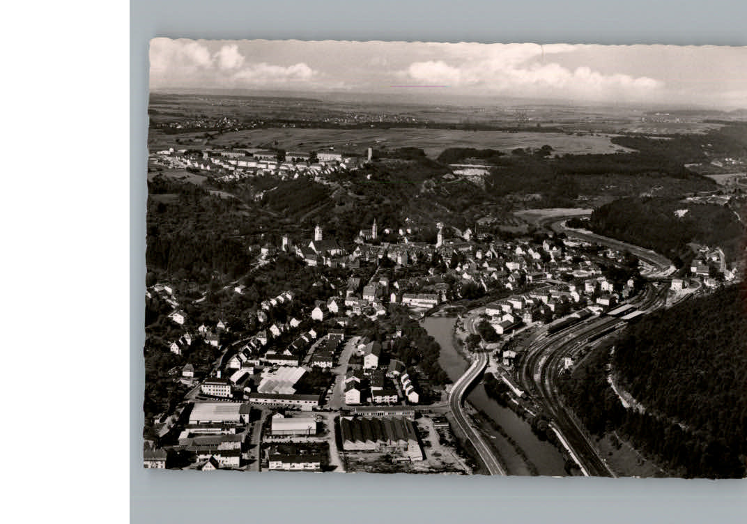 Horb Neckar Fliegeraufnahme