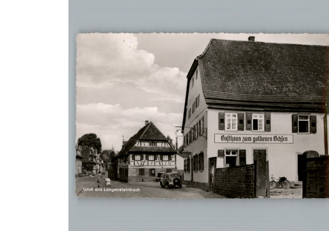 Langensteinbach Karlsbad Gasthaus Zum goldenen Ochsen