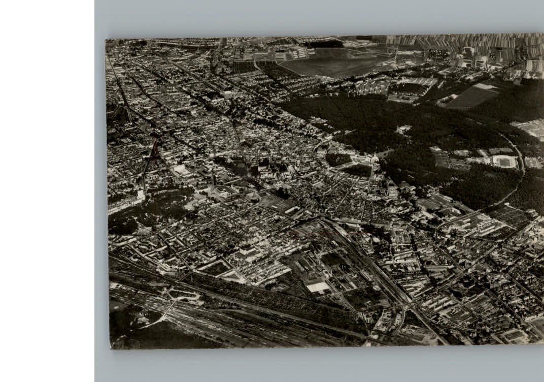 Karlsruhe Baden Fliegeraufnahme